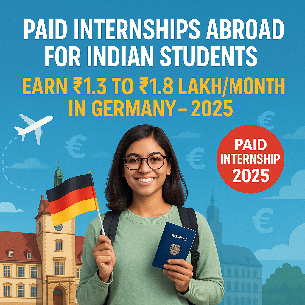 Paid Internships Abroad for Indian Students – Germany 2025