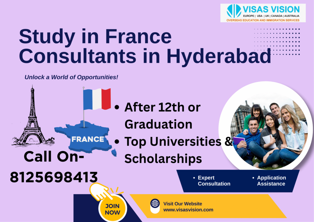 Study in France Consultants in Hyderabad