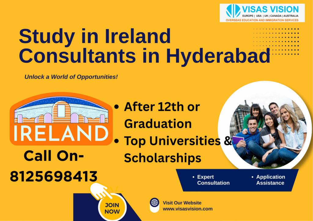 Study in Ireland Consultants in Hyderabad